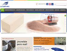 Tablet Screenshot of lesaffre.com.uy